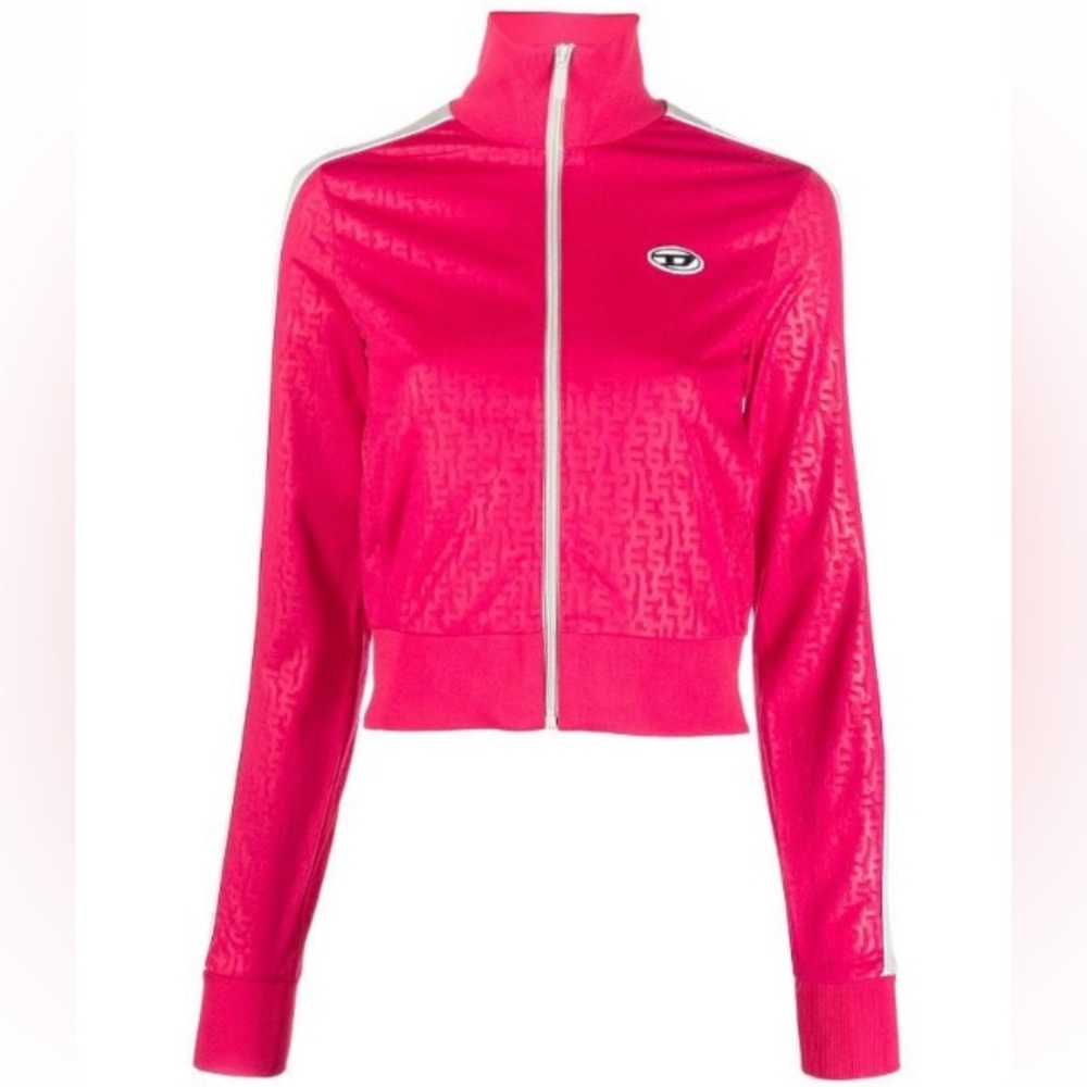 Diesel logo print zipped jacket. Worn twice.